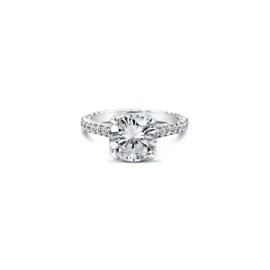 18K White Gold Jack Kelege Engagement Ring Setting
