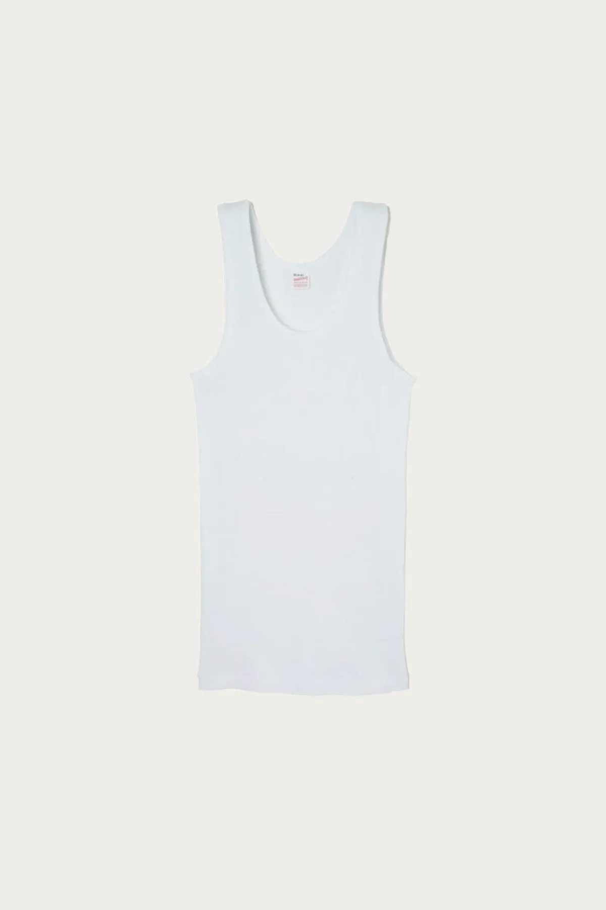 2 Pack Basic Rib Tank Top - White