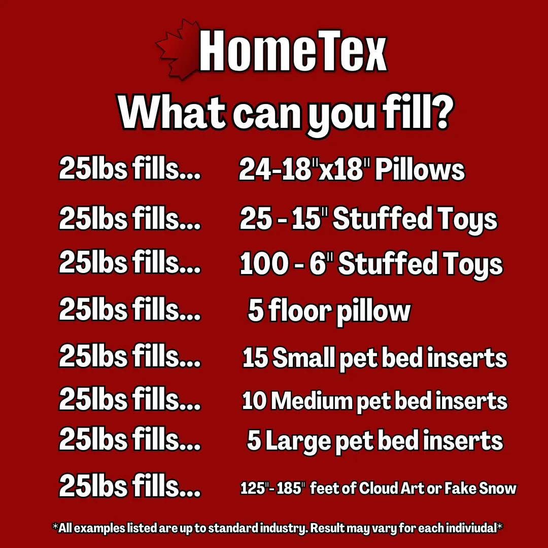 25 lb Bag - Polyester Stuffing