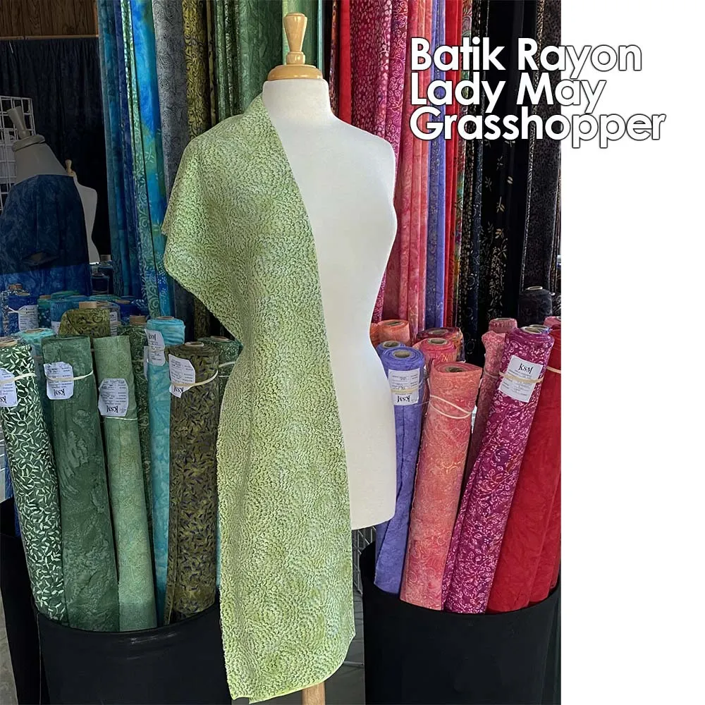 45" Rayon - Lady May - Grasshopper