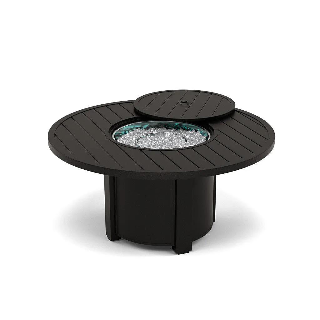 54" Round Chat Fire Pit Table - Multiple Colors and Top Patterns
