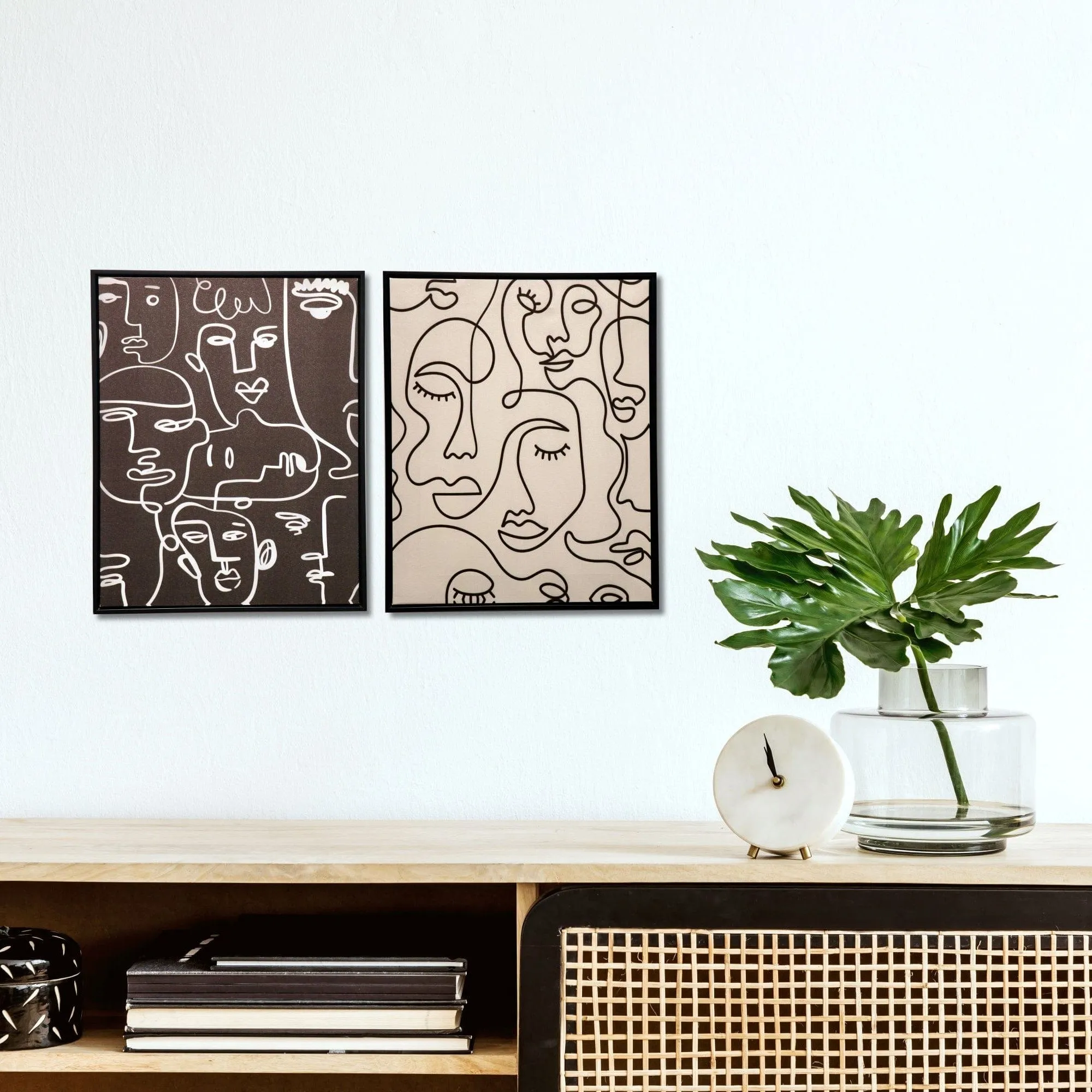 Abstract Woman Canvas Print