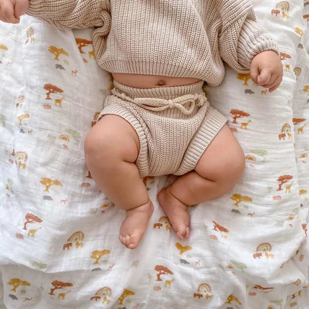 aden   anais Cotton Muslin Large Swaddles - 2 Pack - Keep Rising