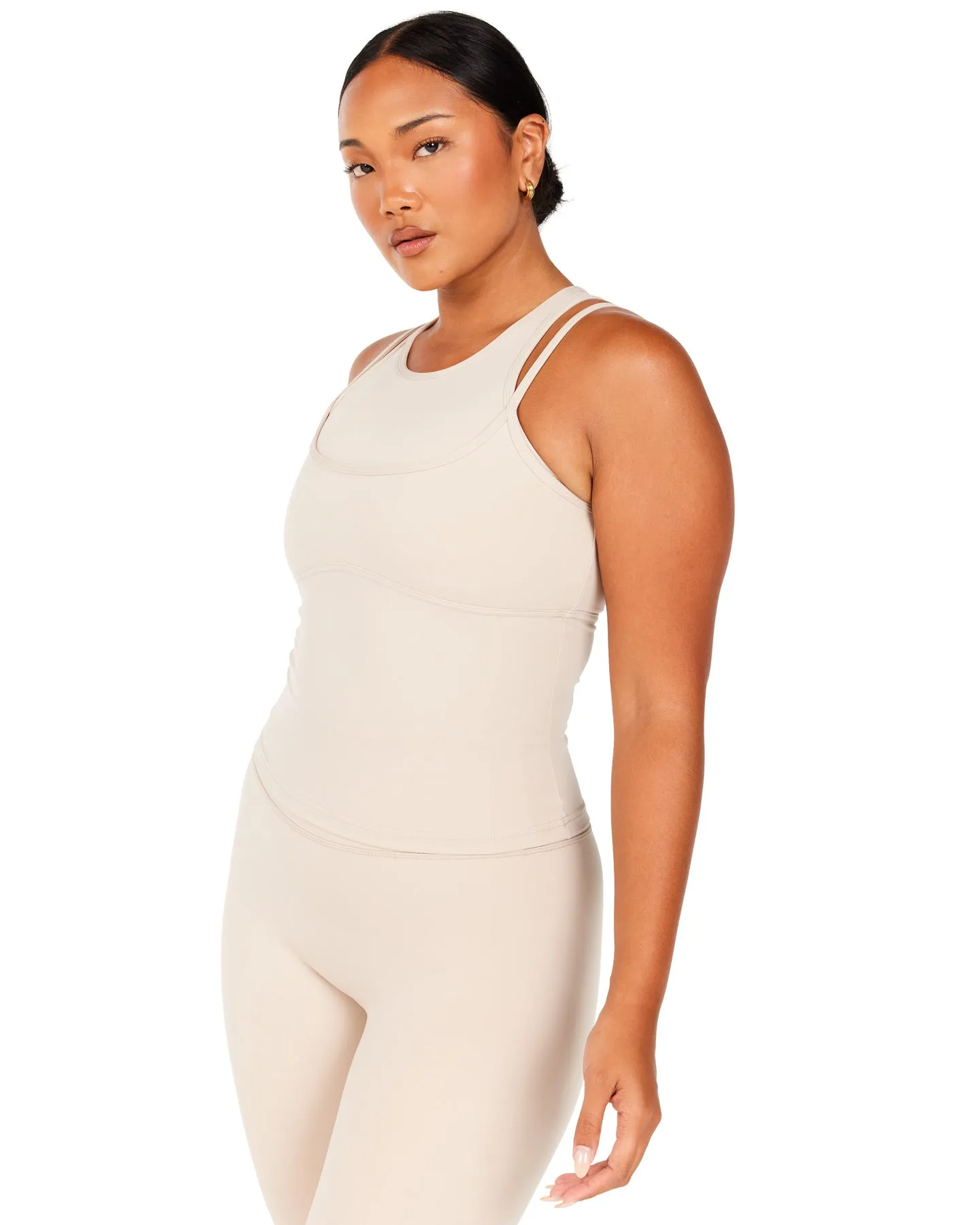 Aura Double Tank - Oat Latte