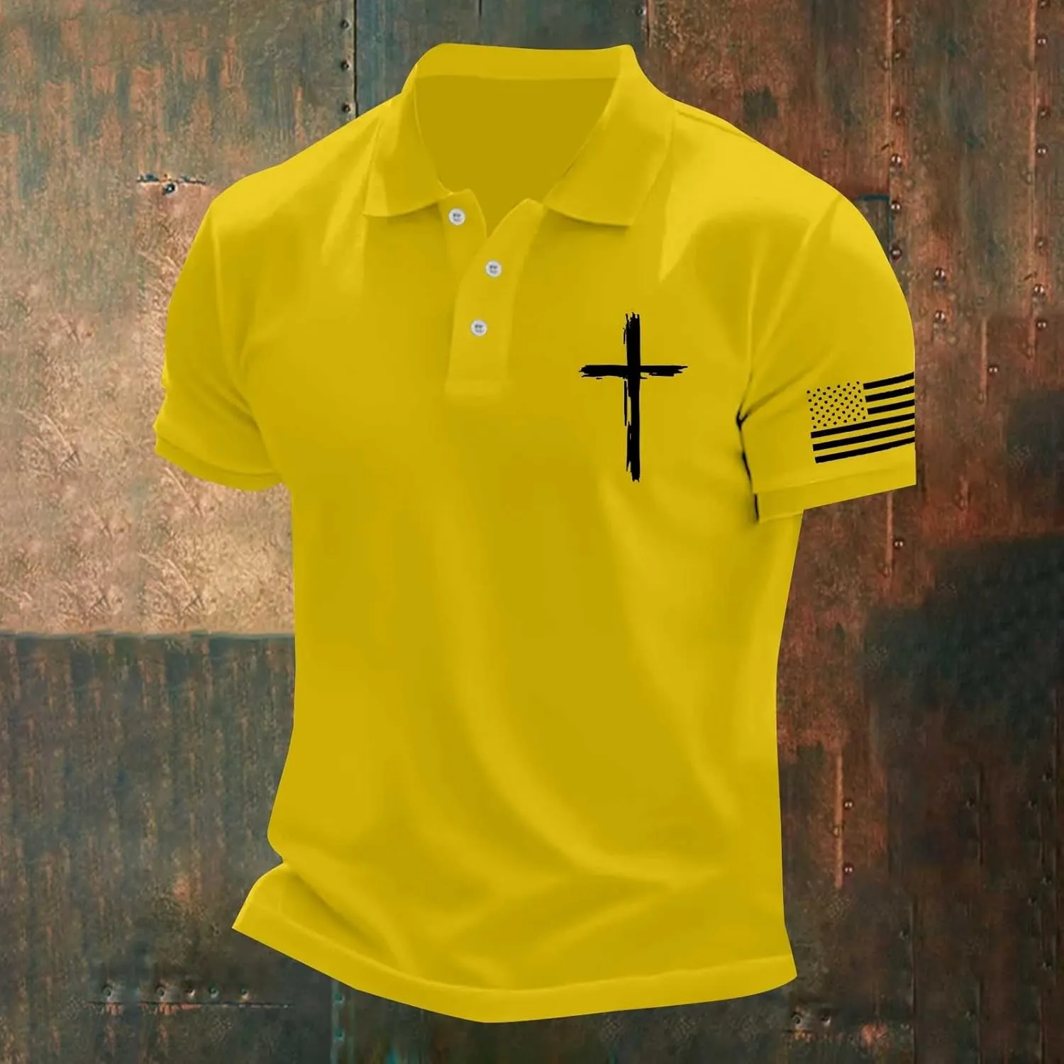Classic Fit Polo Shirts for Men Stretchy Slim Fit Summer Golf Tennis Baseball T-Shirts Collared Button up Jersey Tops