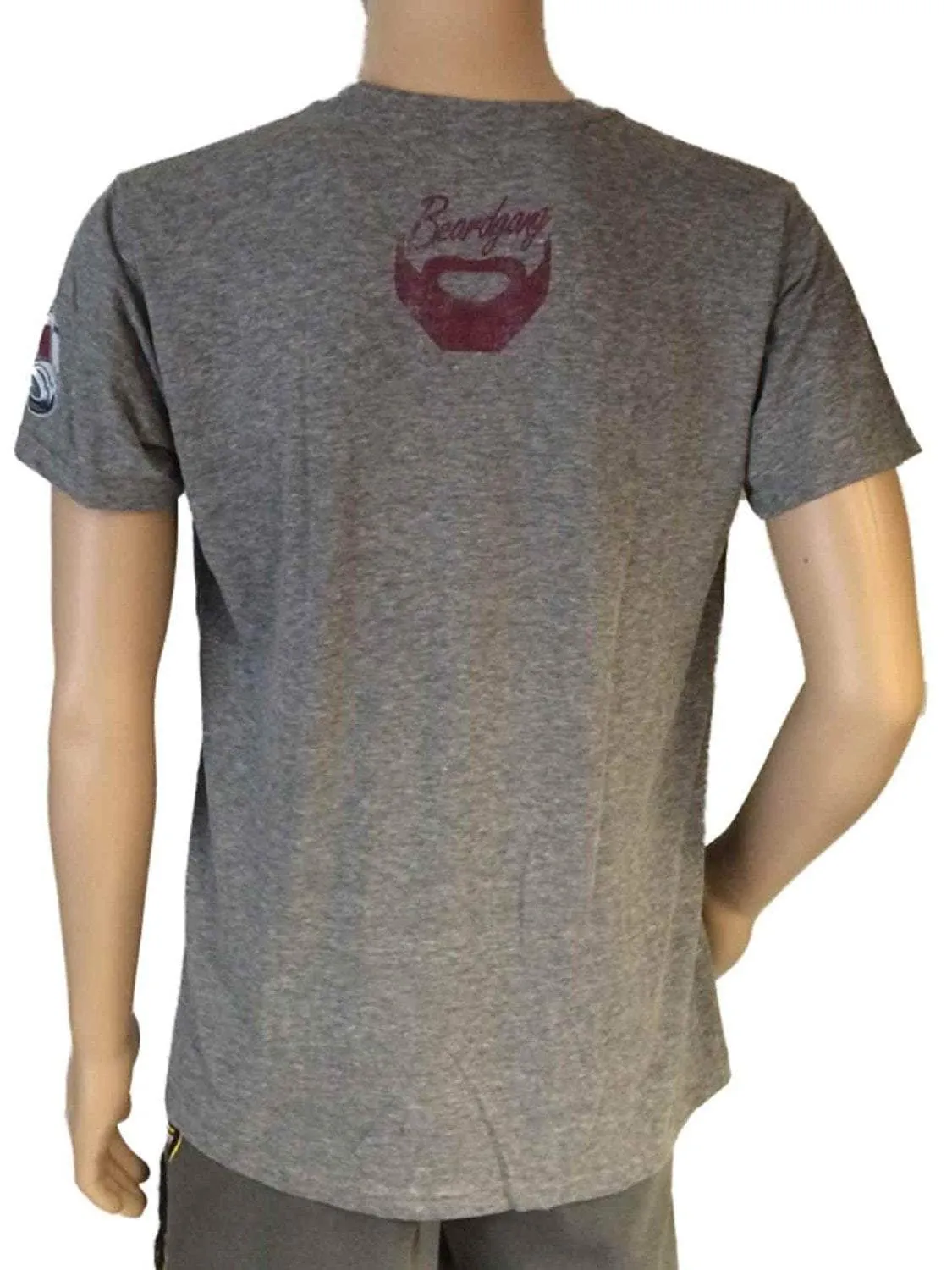 Colorado Avalanche Retro Brand Gray Loser Shaves Beard T-Shirt