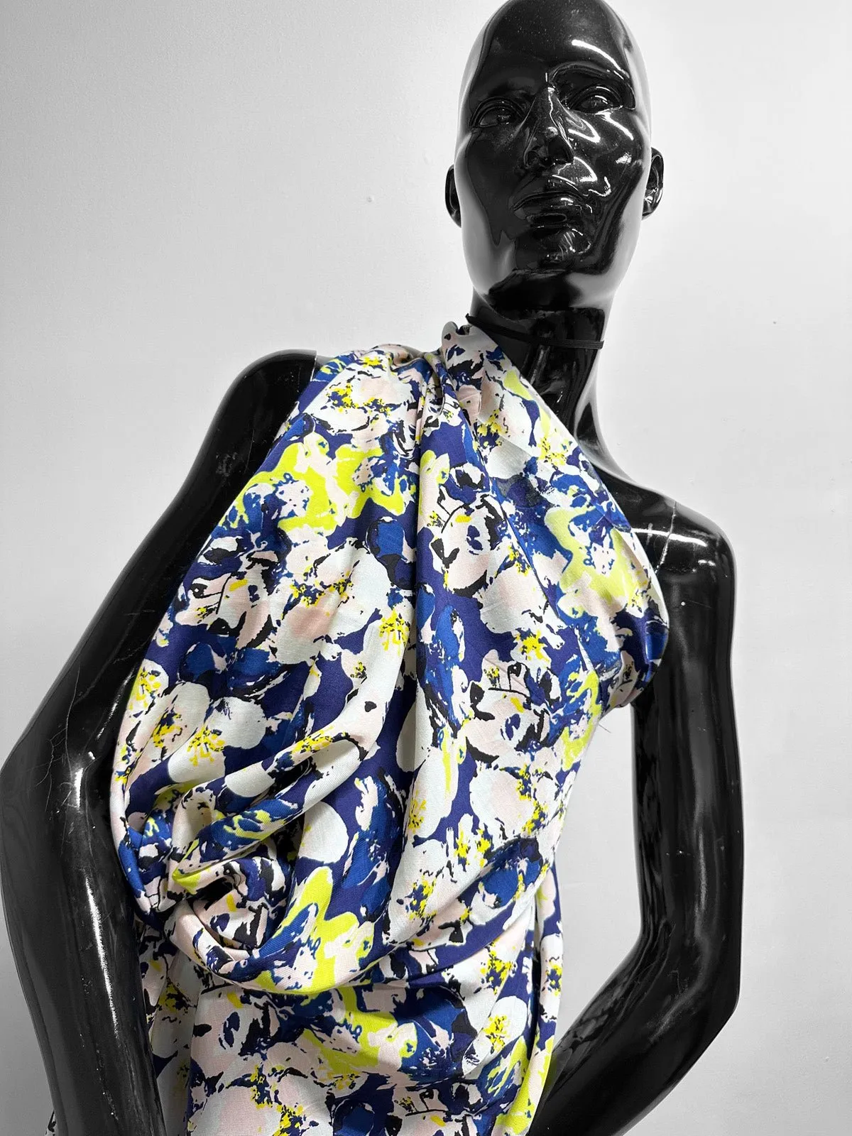 Floral Twill Rayon Challis