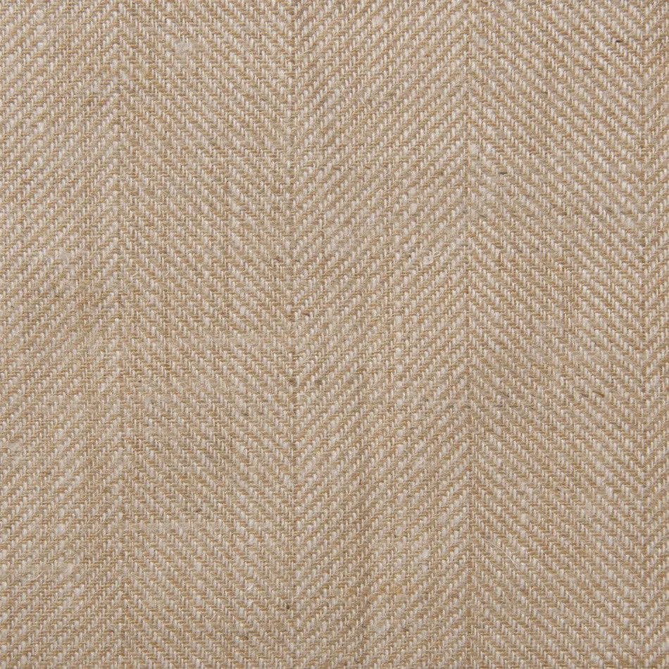 Gold Beige Herringbone Linen 325