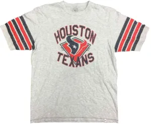 Houston Texans 47 Brand Men's Heather Gray Short Sleeve Crew T-Shirt (M)