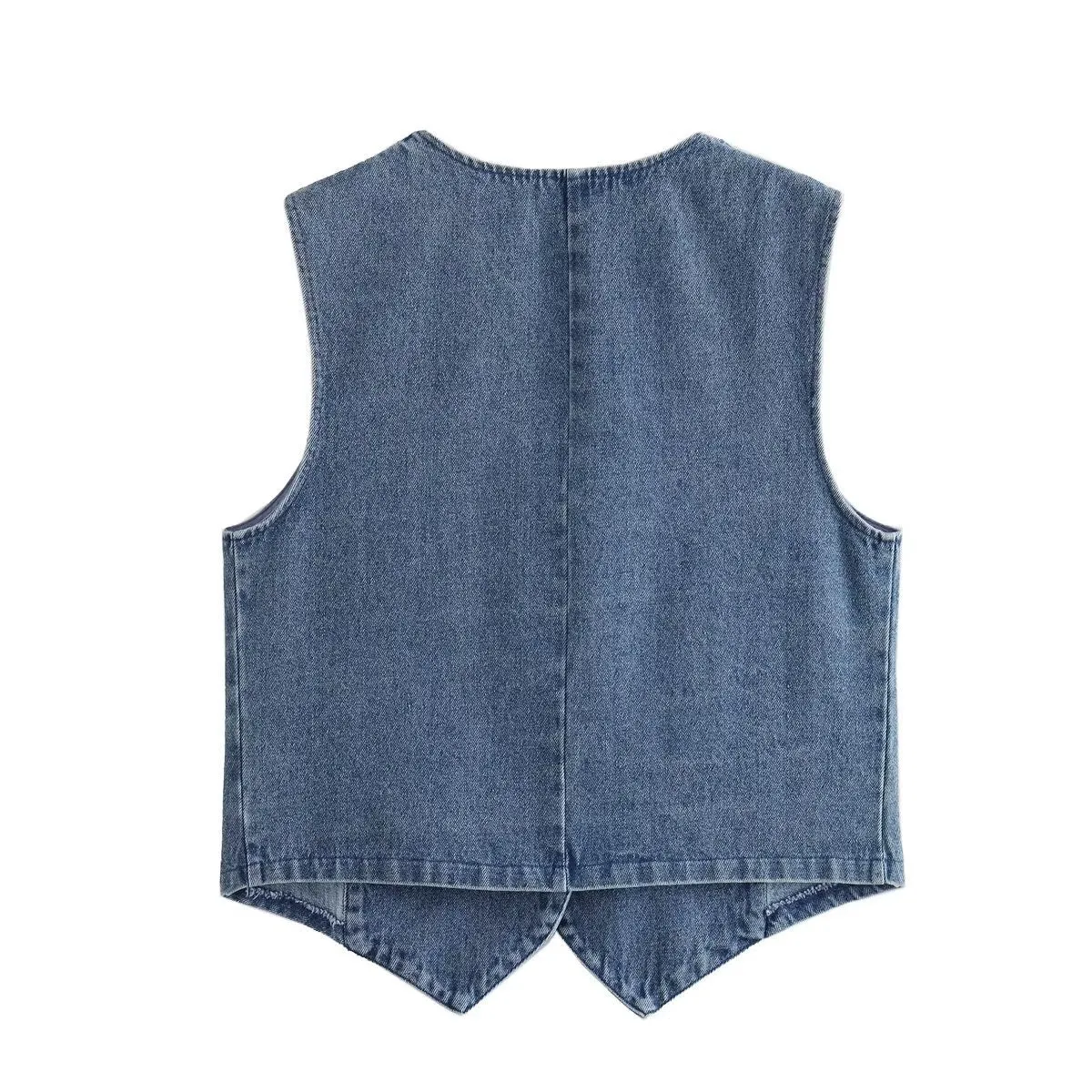 Lyra Denim Look Waistcoat