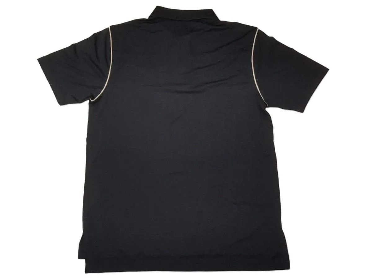 Michigan Wolverines Chiliwear Navy Yellow 3 Button Performance SS Polo (L)