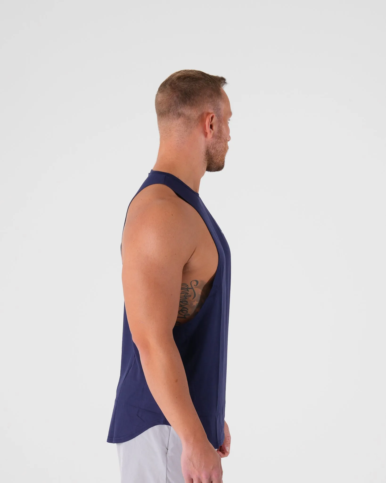 Navy Tech Edge Tank