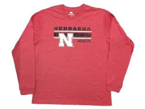 Nebraska Cornhuskers Colosseum Red "N" White Logo Long Sleeve T-Shirt