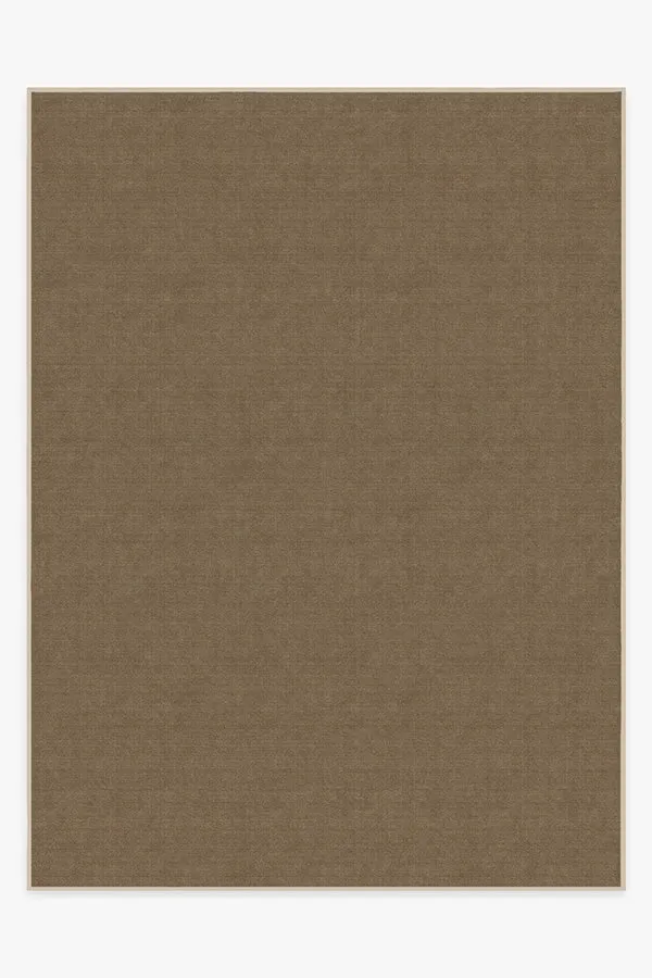 Needlepoint Solid Caramel Rug