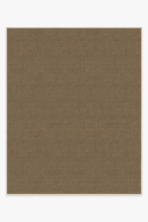 Needlepoint Solid Caramel Rug