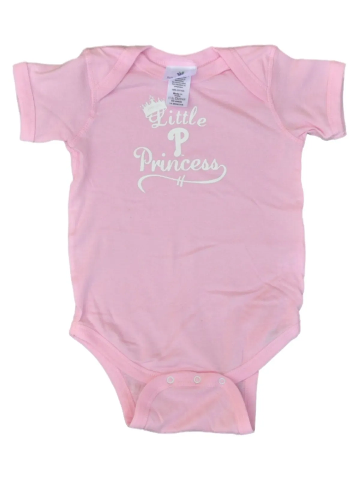 Philadelphia Phillies SAAG Baby Infant Pink Little Princess One Piece Outfit