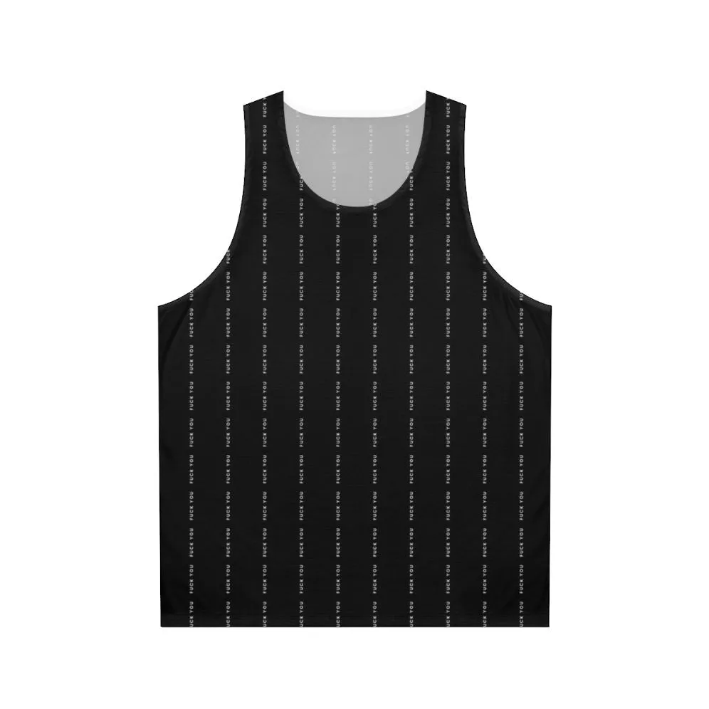 "Go F*ck Yourself" Pinstripe Unisex Tank Top