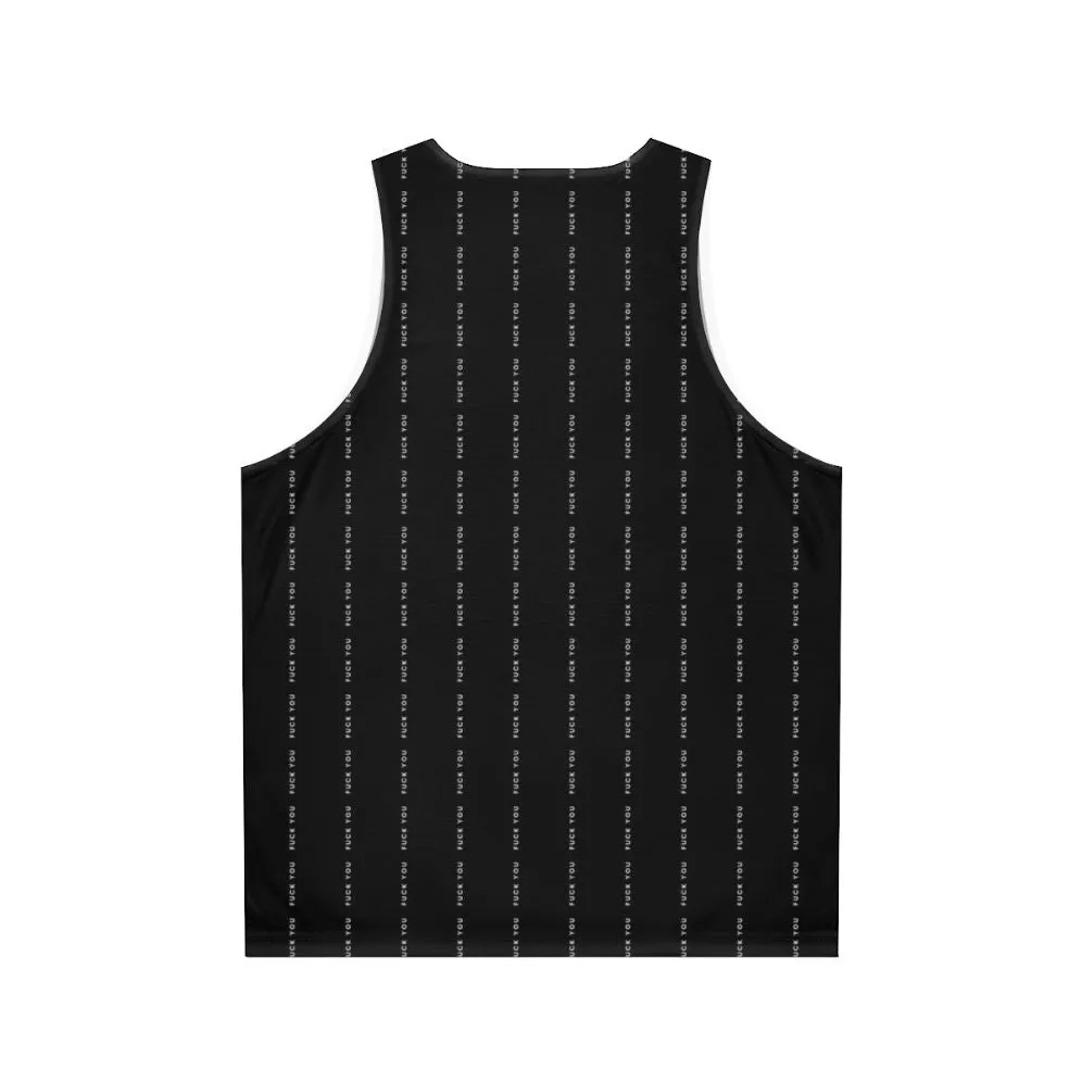 "Go F*ck Yourself" Pinstripe Unisex Tank Top