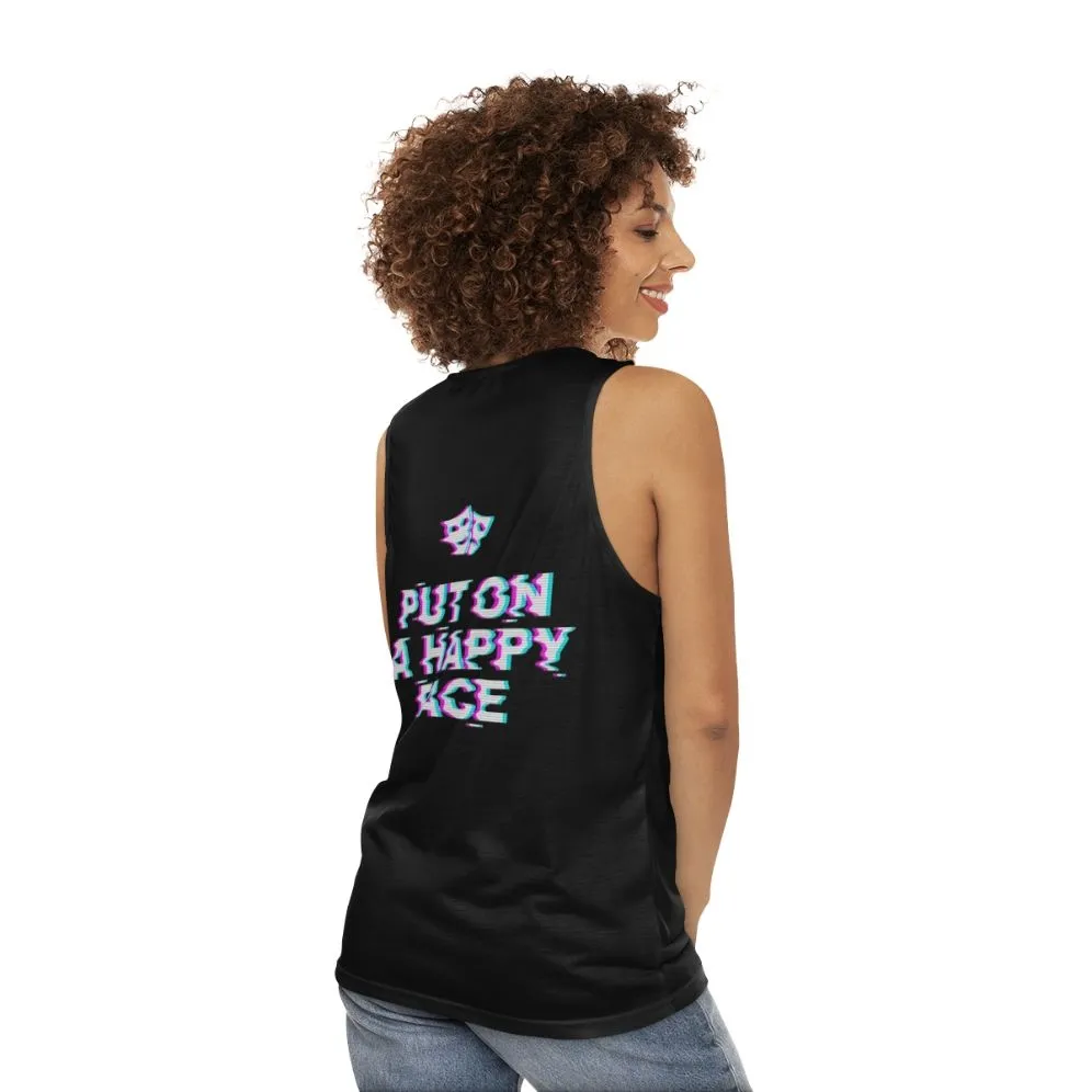 "Happy Face" Retro Joker Unisex Tank Top