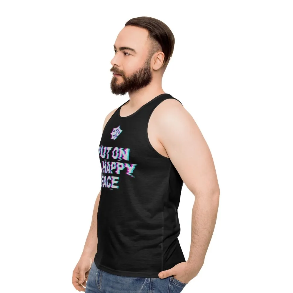"Happy Face" Retro Joker Unisex Tank Top