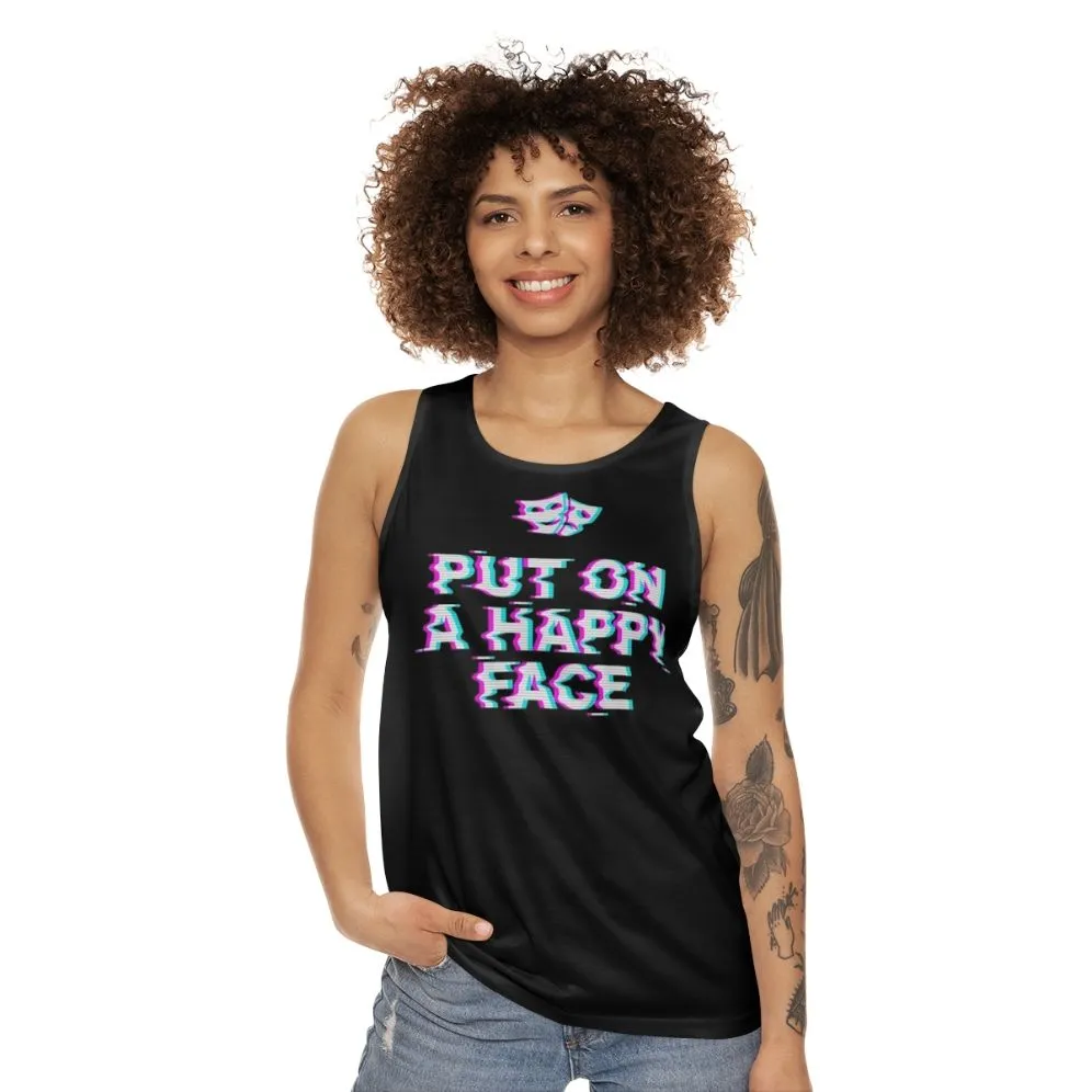 "Happy Face" Retro Joker Unisex Tank Top
