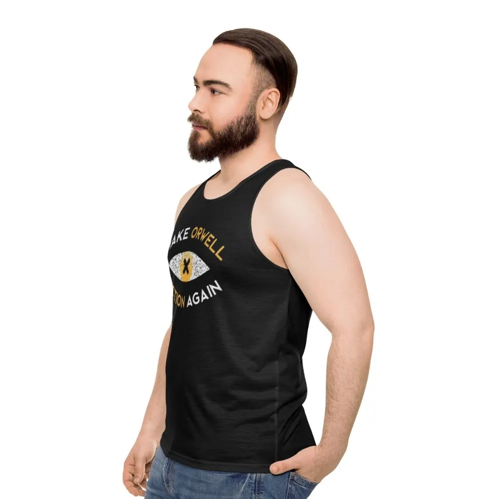 "Make Orwell Fiction Again" Unisex Orwell Philosophy Tank Top