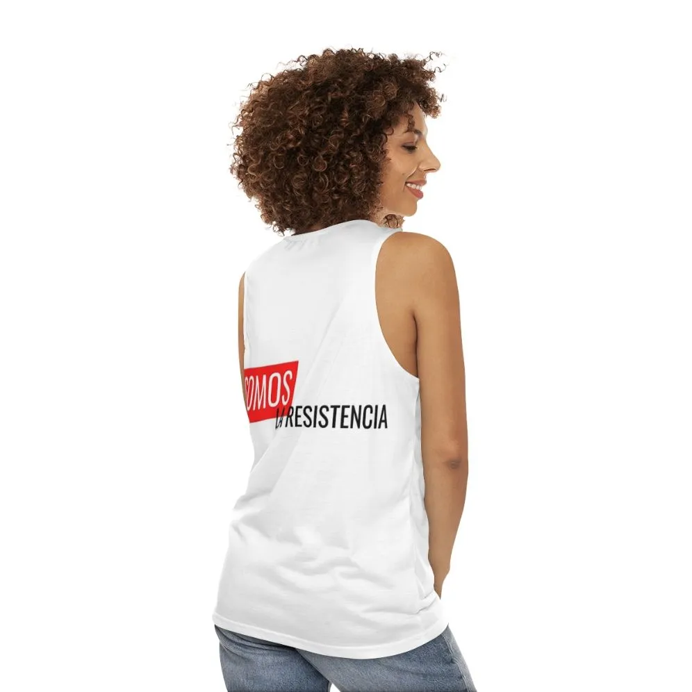 "Money Heist 'We Are The Resistance' Unisex Tank Top"