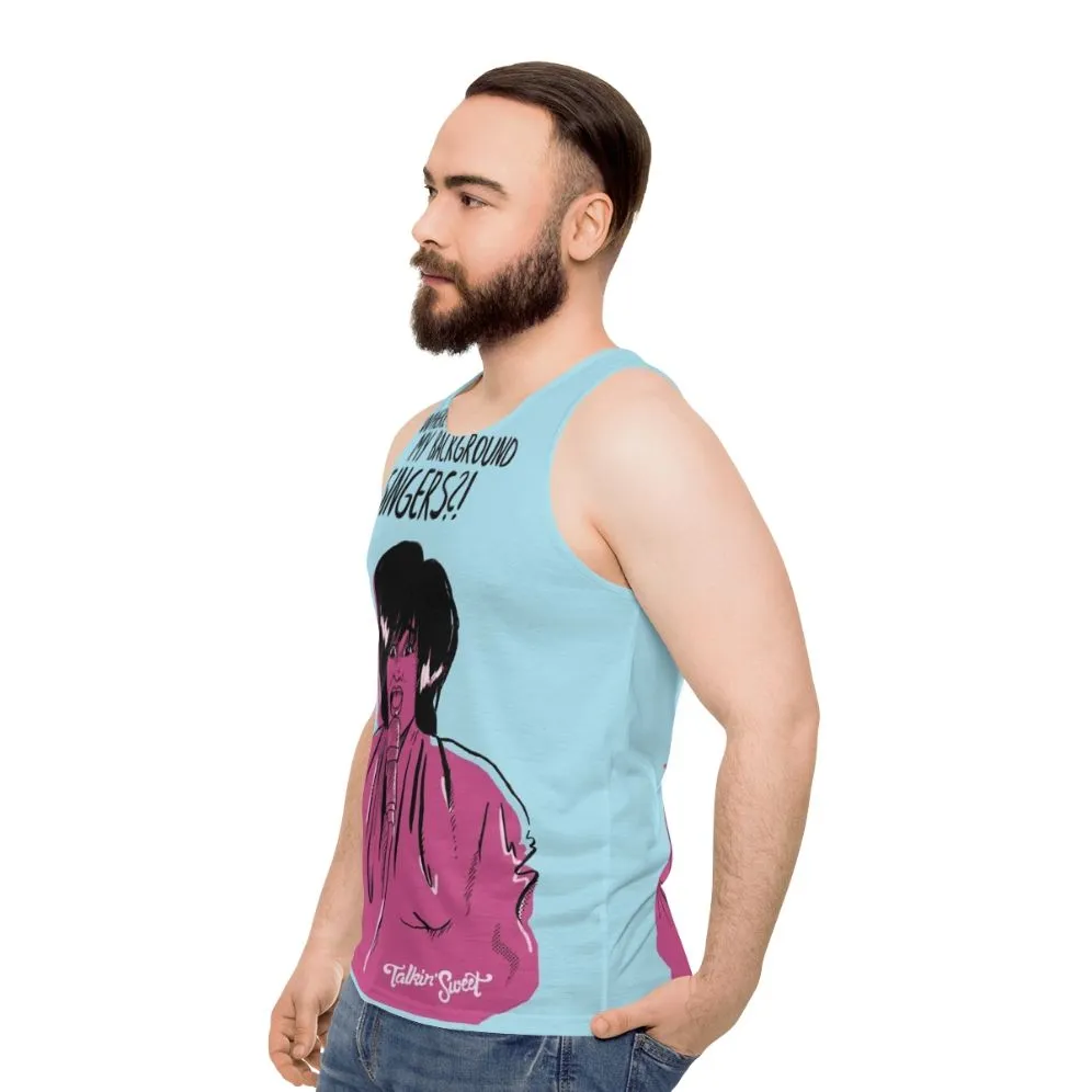 "Ms Patti Where Are My Backup Singers?" Unisex Christmas Tank Top
