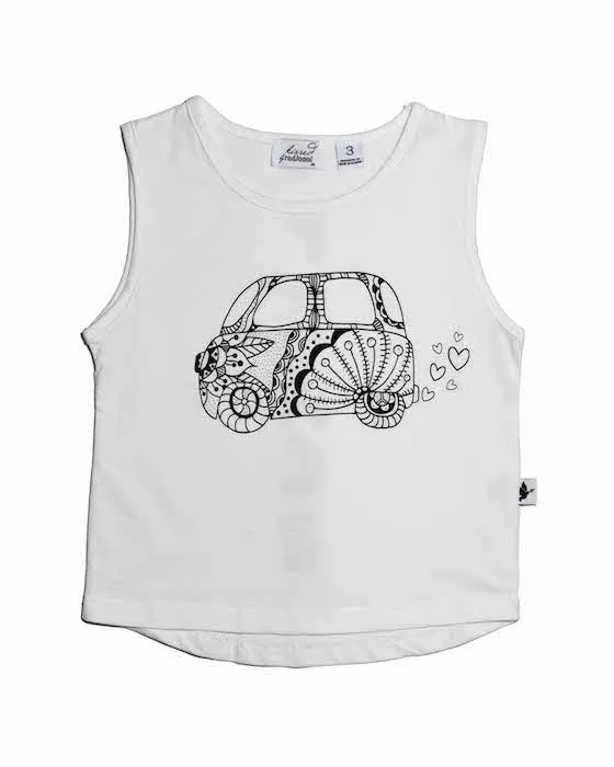 Radicool Kids Cali Dreamin' Tank In White
