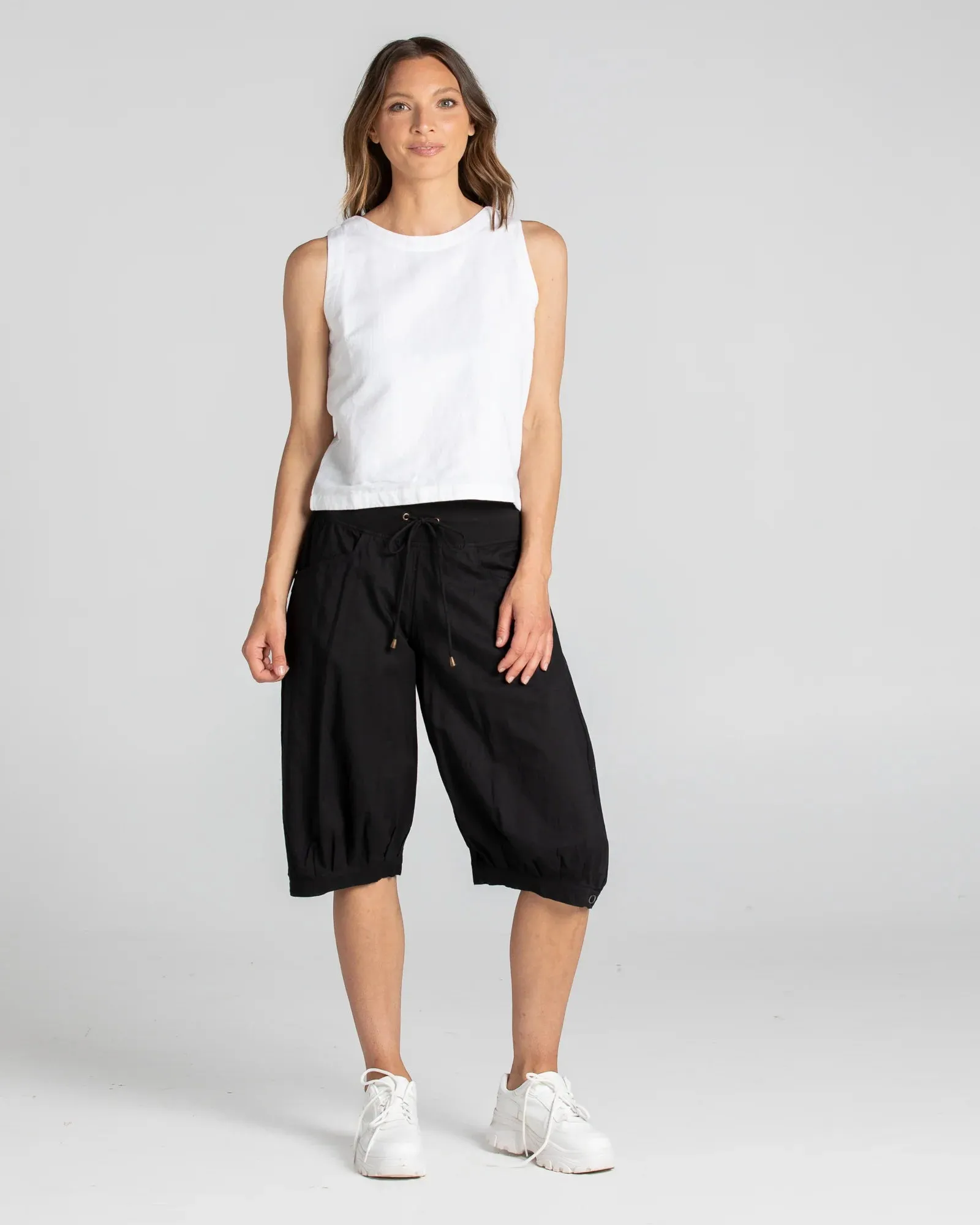 Rose Linen Top White