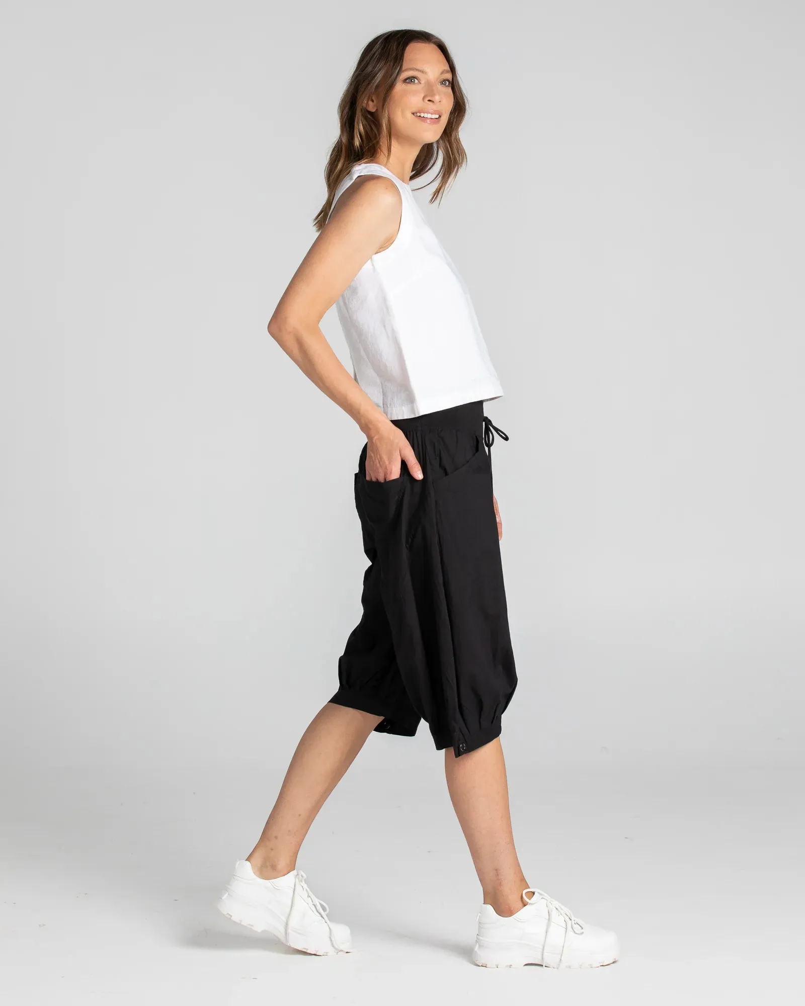 Rose Linen Top White