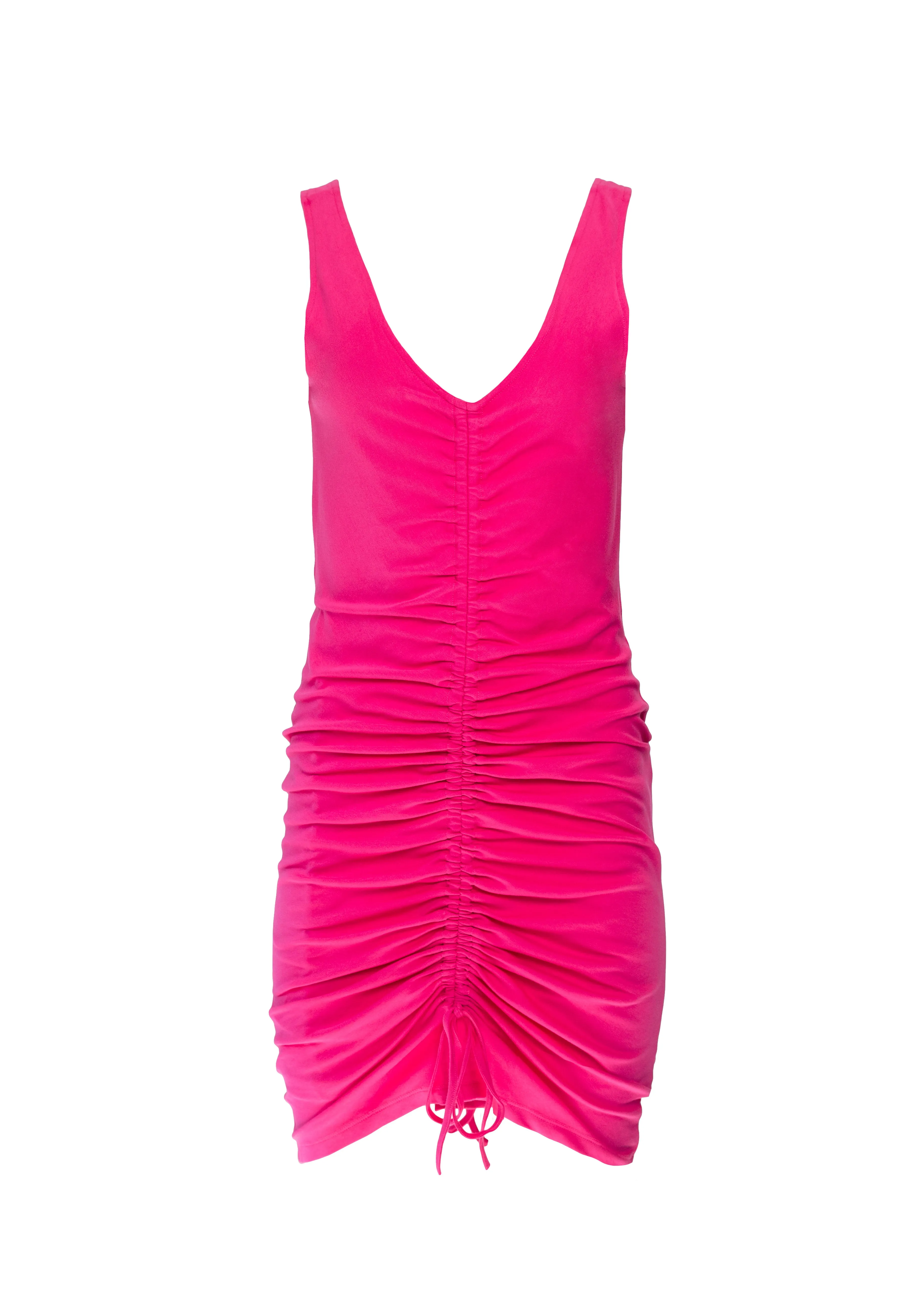 Sleeveless Ruched Dress