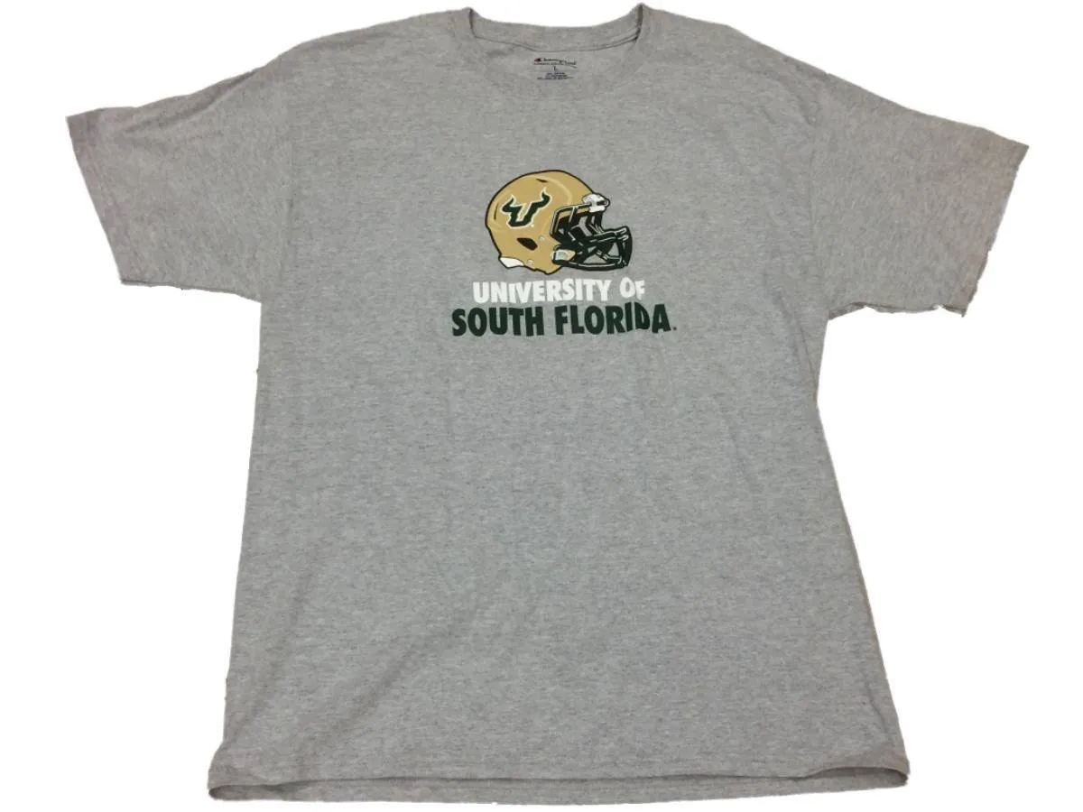 South Florida Bulls Football Champion Gray "Come & Get Some" SS Crew T-Shirt (L)