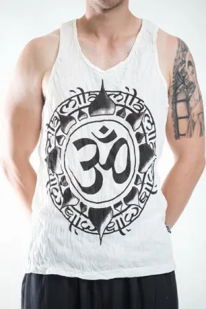 Sure Design Men's Infinitee Ohm Tank Top White