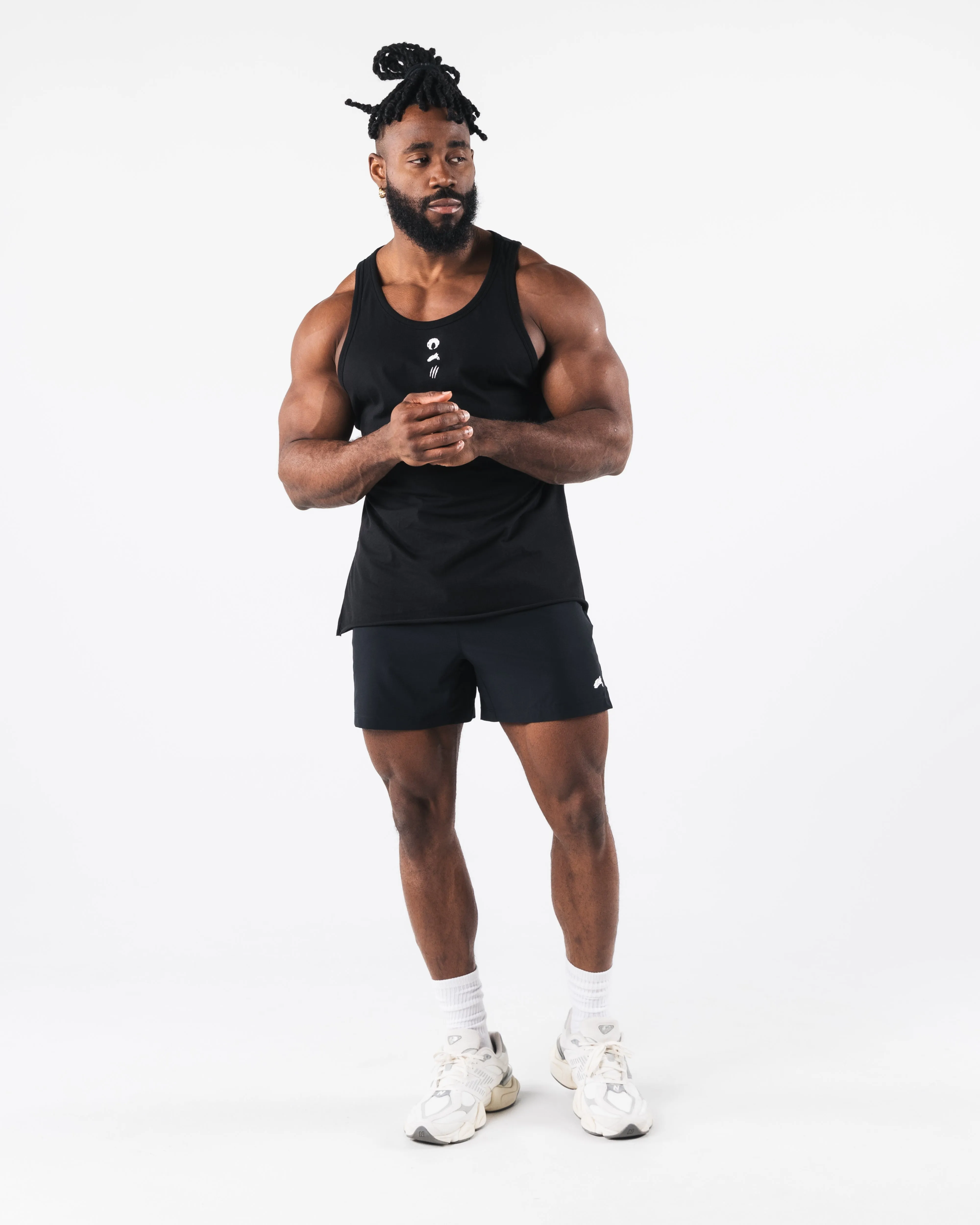 Three Pillar Tank - Black