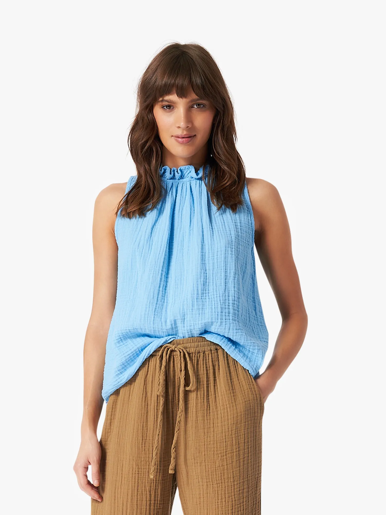 Xirena - Noelle Top in Fiji Bleu