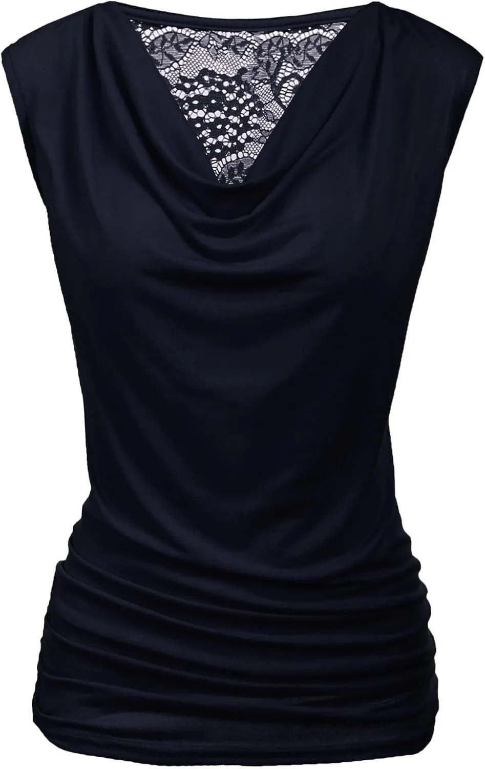 Zeagoo Tank Top for Women Trendy Going Out Tops Sleeveless Shirts Ruched Business Casual Basic Tunic Tops